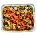 ITALIAN SAUSAGE PEPPERS & ONIONS