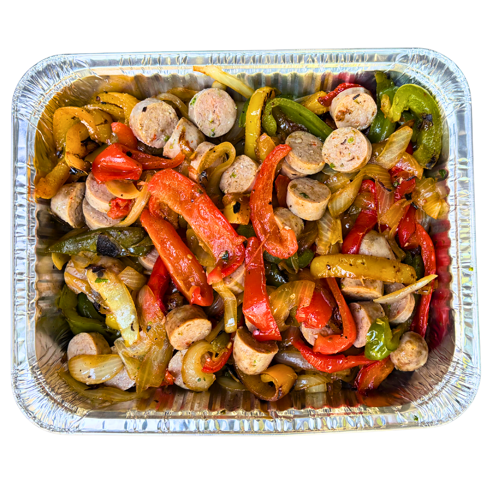 ITALIAN SAUSAGE PEPPERS & ONIONS